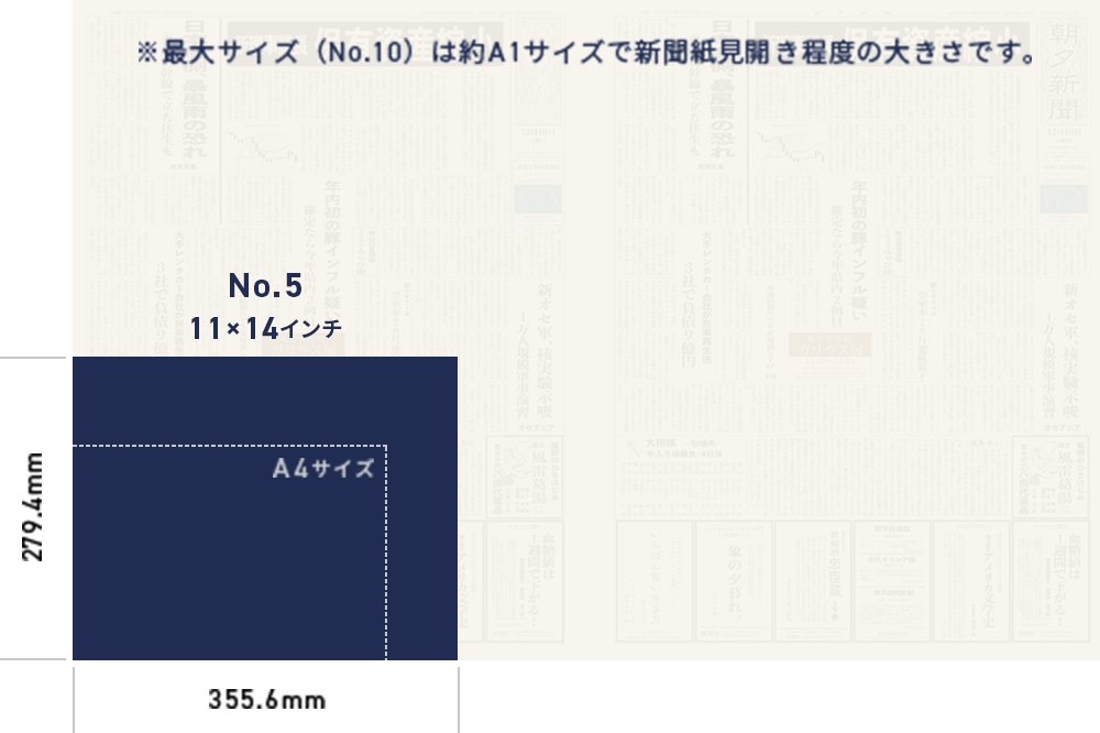 No.5 11×14インチ