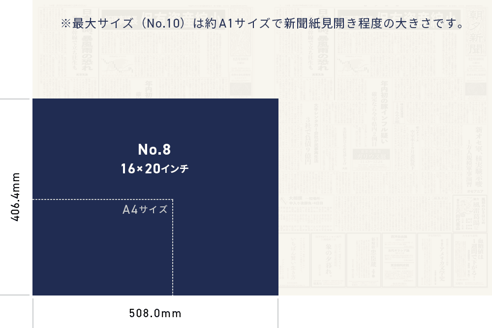 No.8 16×20インチ